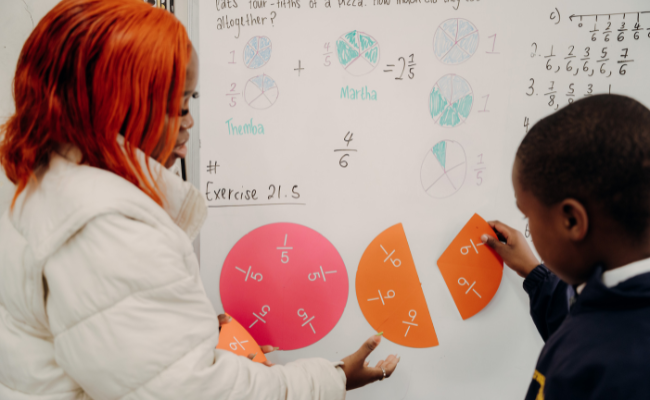 Thembelihle School Maths Class